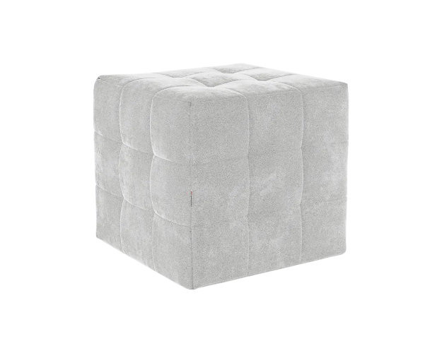 Пуф Рубик 2 галька велюр
